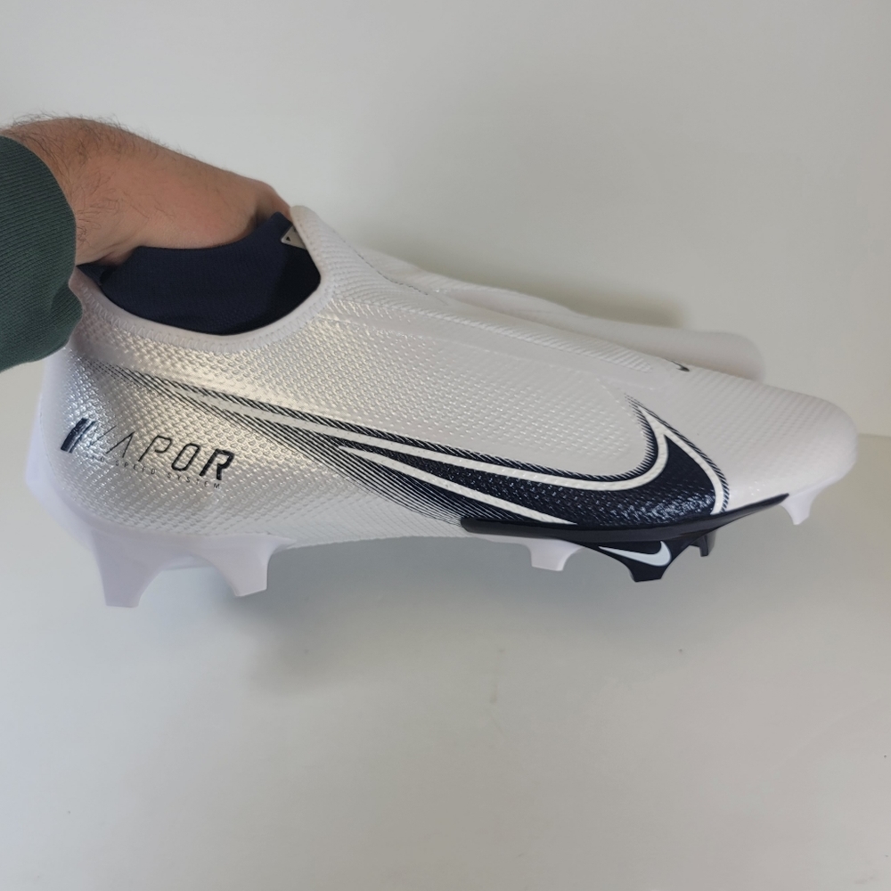 Nike Vapor 360 Edge Pro Football Cleats White Navy CV6345-102 Men’s Size 16 - Picture 5 of 11